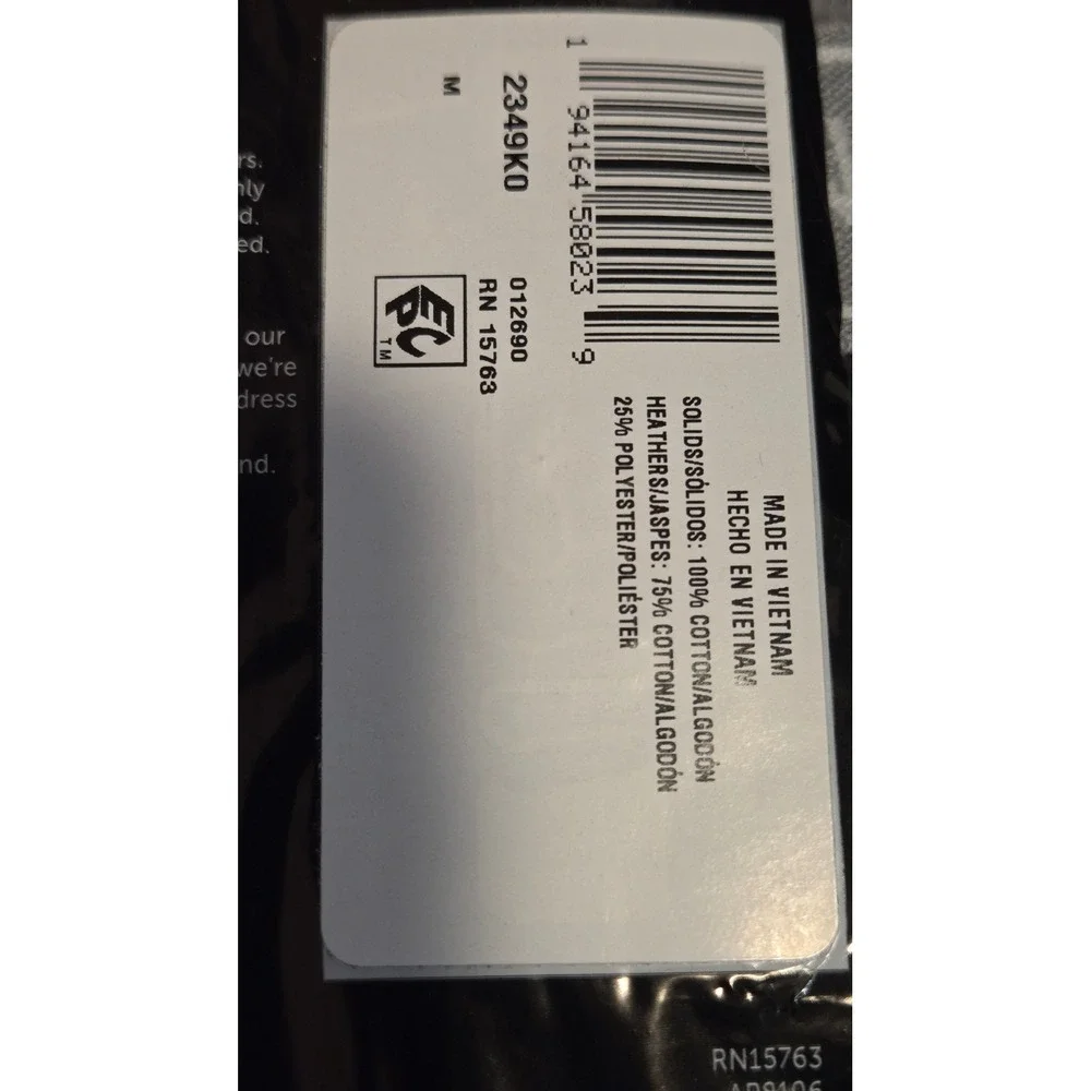 Hanes Mens 10 Pack Tagless Boxer Briefs Black Grey Cool Comfort Size M 32-34